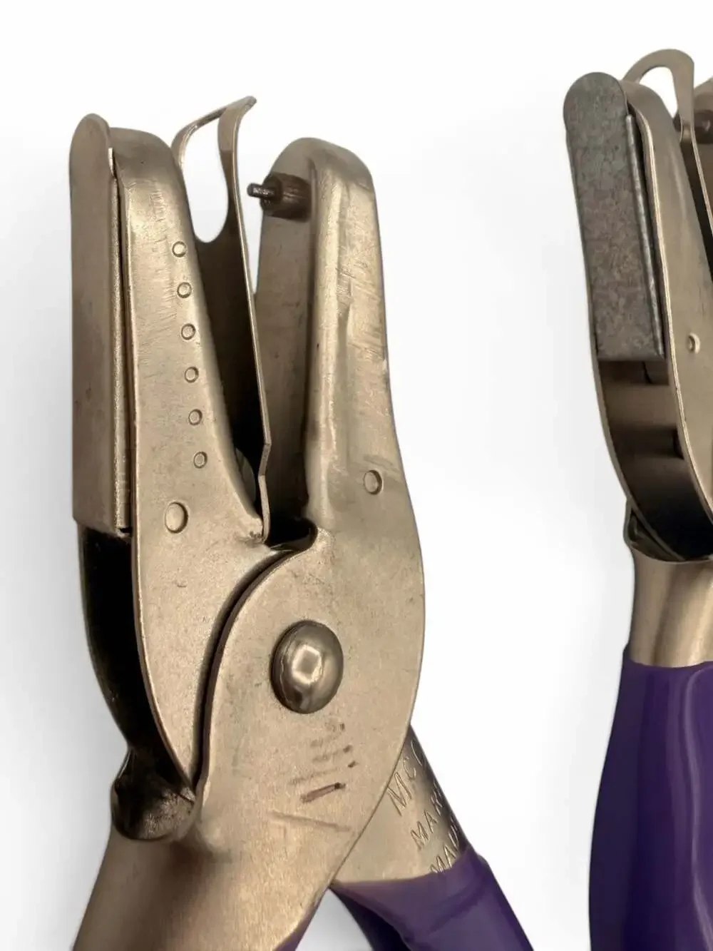 McGill Punchline 2 Inch Reach Round Hole Punch 2 Pack Purple